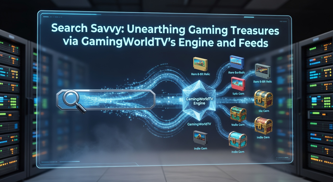 Dynamic screenshot of GamingWorldTV's search bar with autocomplete suggestions for popular gaming queries, displaying thumbnails of video clips and photo galleries