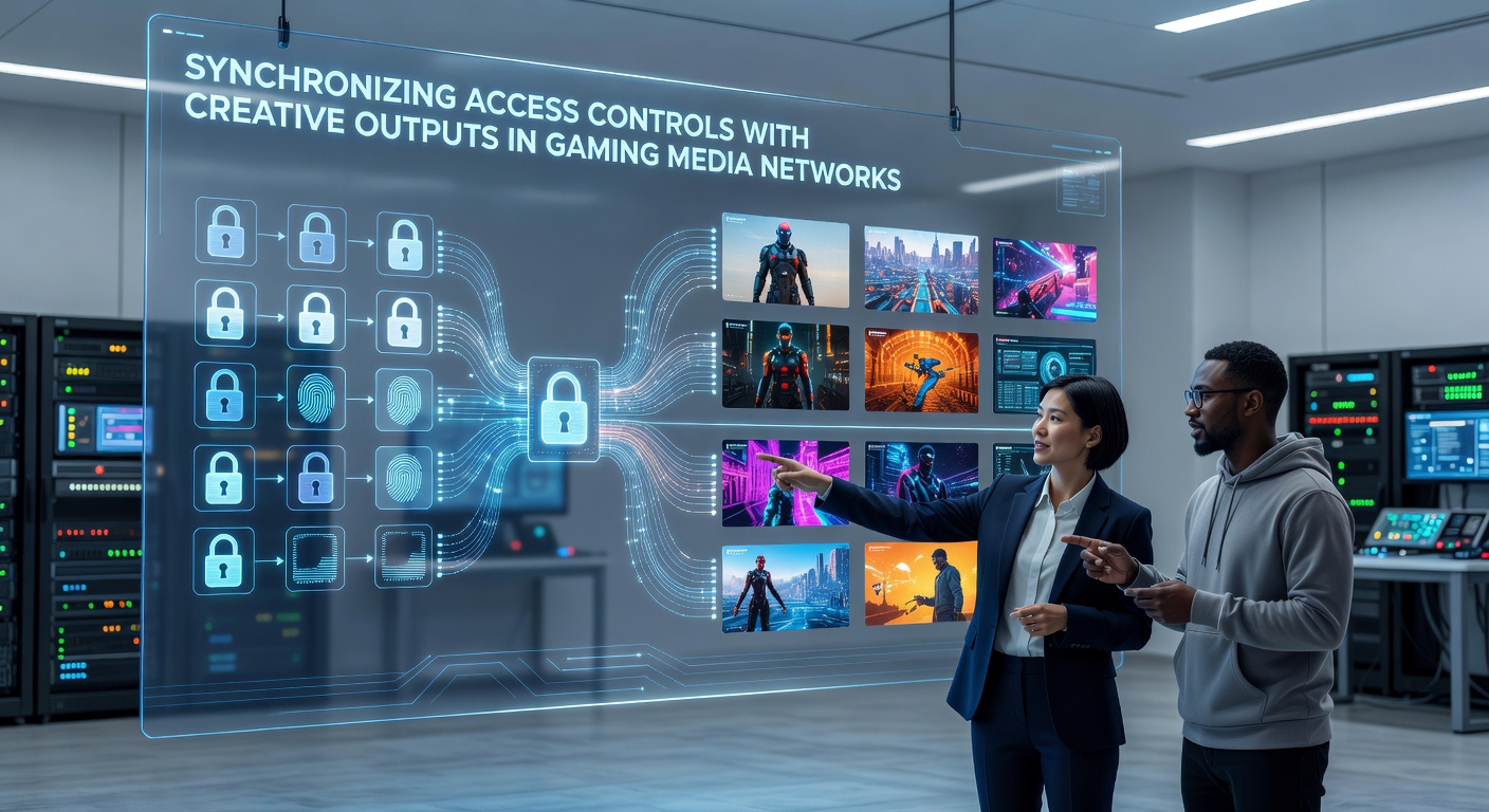 Network diagram illustrating access control layers protecting user-generated gaming content